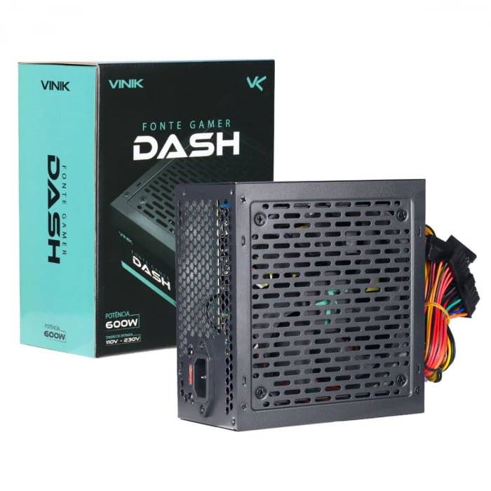 FONTE ATX DASH 600W